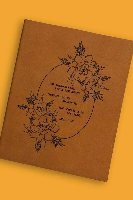 Micah 7:8 Engraved Bible