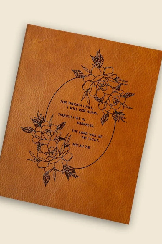 Micah 7:8 Engraved Bible