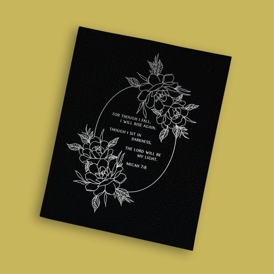[SYO] Micah 7:8 Engraved Bible
