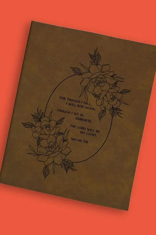 Micah 7:8 Engraved Bible