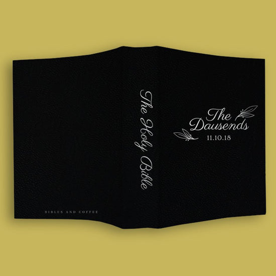 [SYO] Two Become One Engraved Wedding Bible