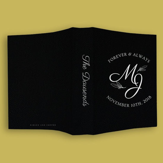 [SYO] Forever and Always Engraved Wedding Bible