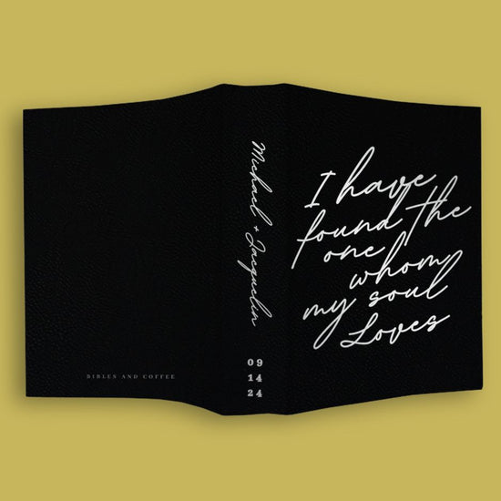 [SYO] Whom My Soul Loves Engraved Wedding Bible