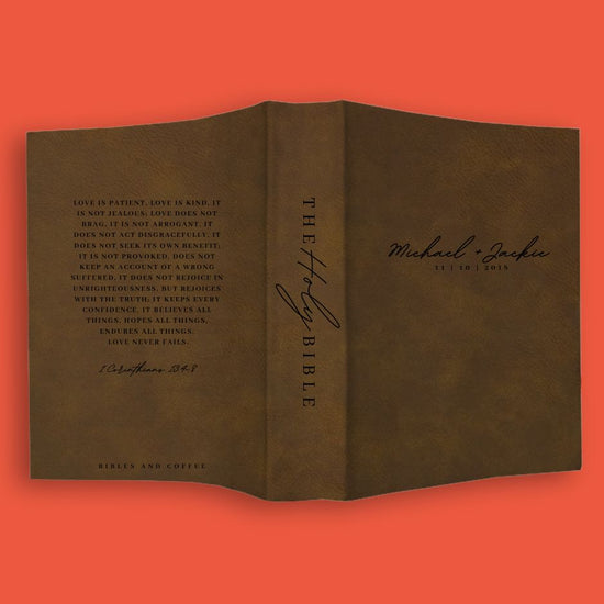 [SYO] Love Is Engraved Wedding Bible