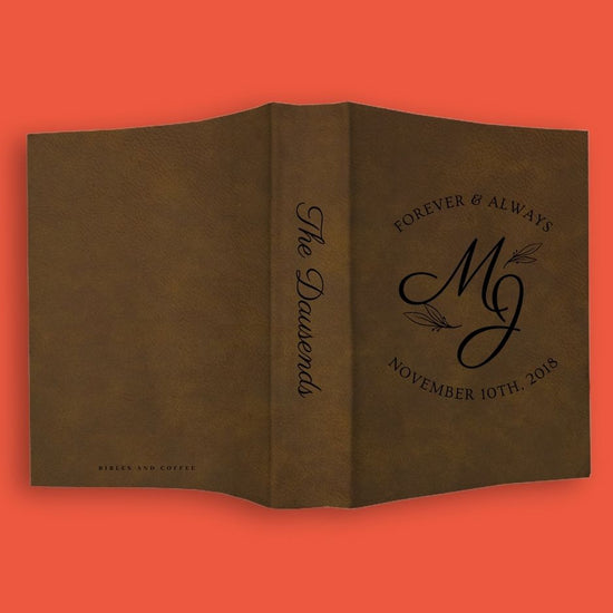 [SYO] Forever and Always Engraved Wedding Bible