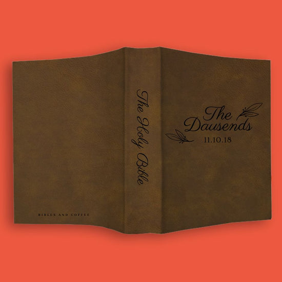 [SYO] Two Become One Engraved Wedding Bible