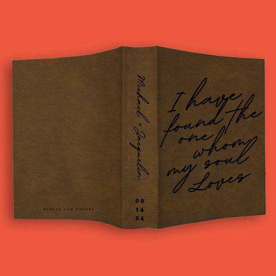 [SYO] Whom My Soul Loves Engraved Wedding Bible