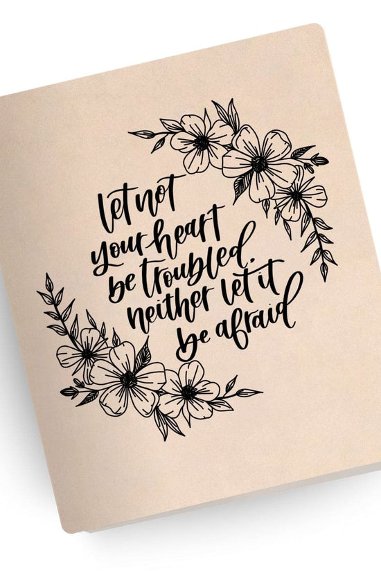 [SYO] Not Troubled Nor Afraid Engraved Bible