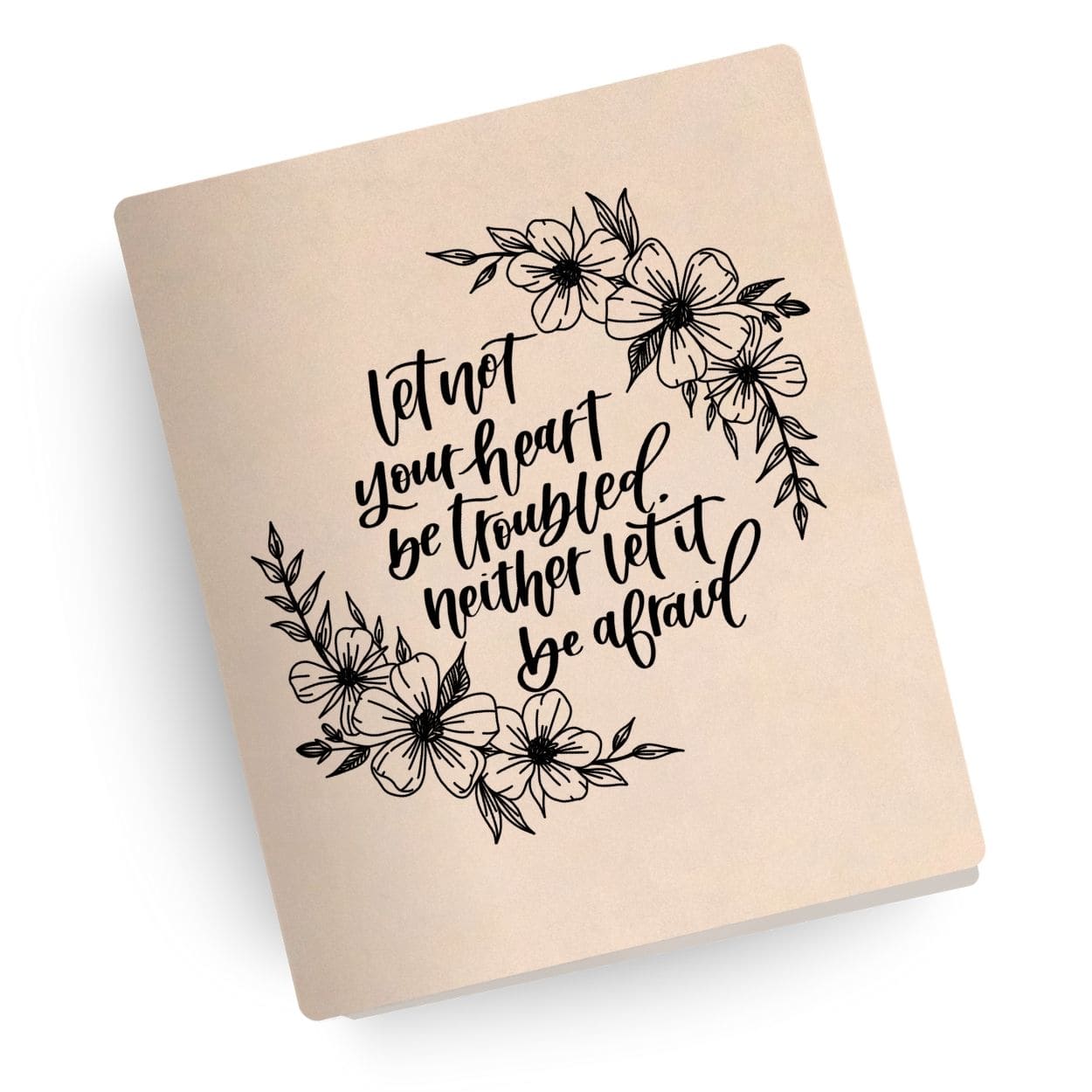 [SYO] Not Troubled Nor Afraid Engraved Bible