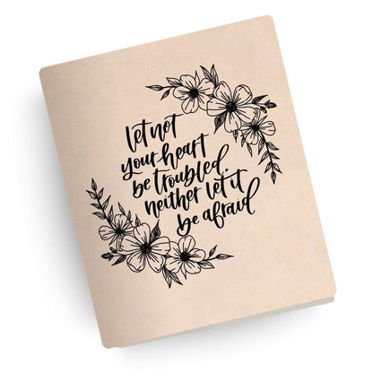 [SYO] Not Troubled Nor Afraid Engraved Bible