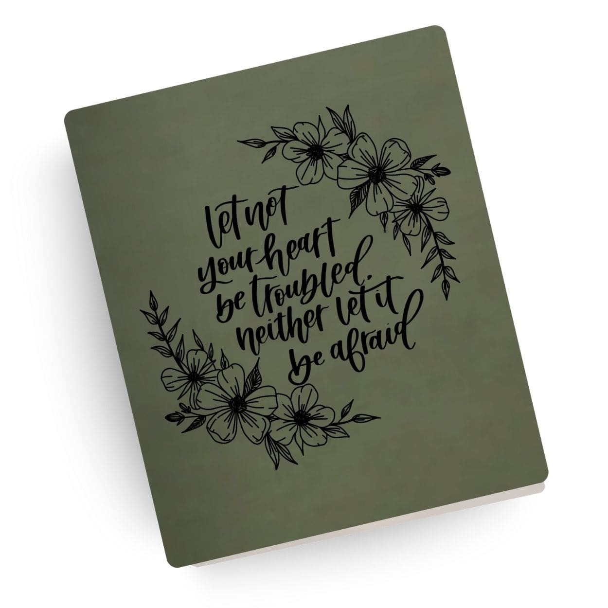 [SYO] Not Troubled Nor Afraid Engraved Bible