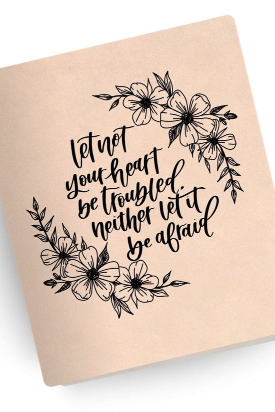 [SYO] Not Troubled Nor Afraid Engraved Bible