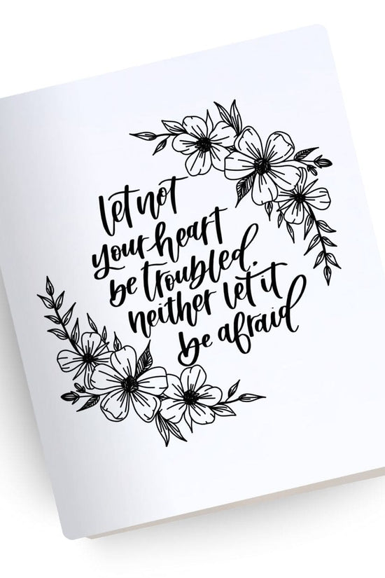 [SYO] Not Troubled Nor Afraid Engraved Bible