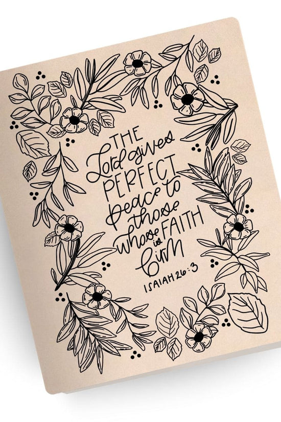 [SYO] Perfect Peace Engraved Bible
