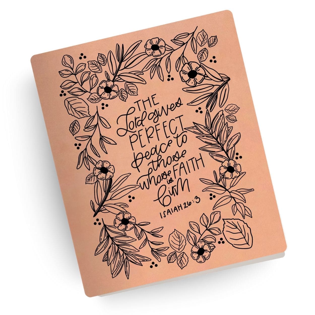 [SYO] Perfect Peace Engraved Bible