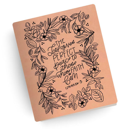 Perfect Peace Engraved Bible