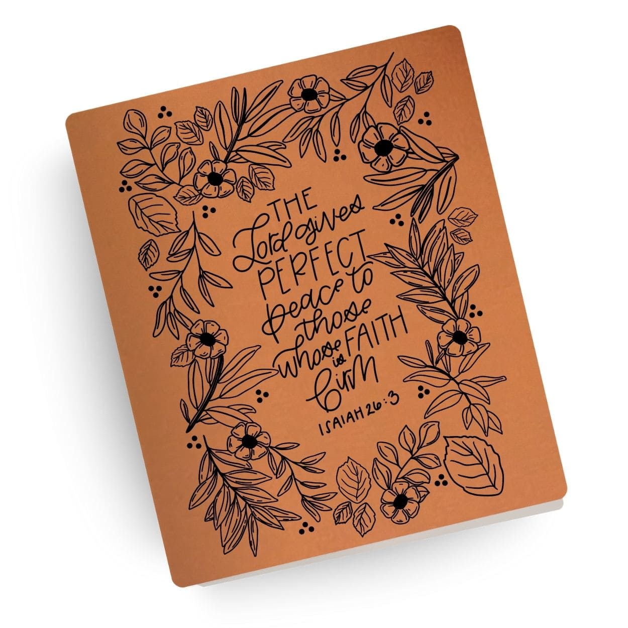 [SYO] Perfect Peace Engraved Bible