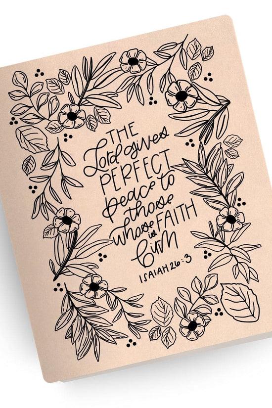 [SYO] Perfect Peace Engraved Bible