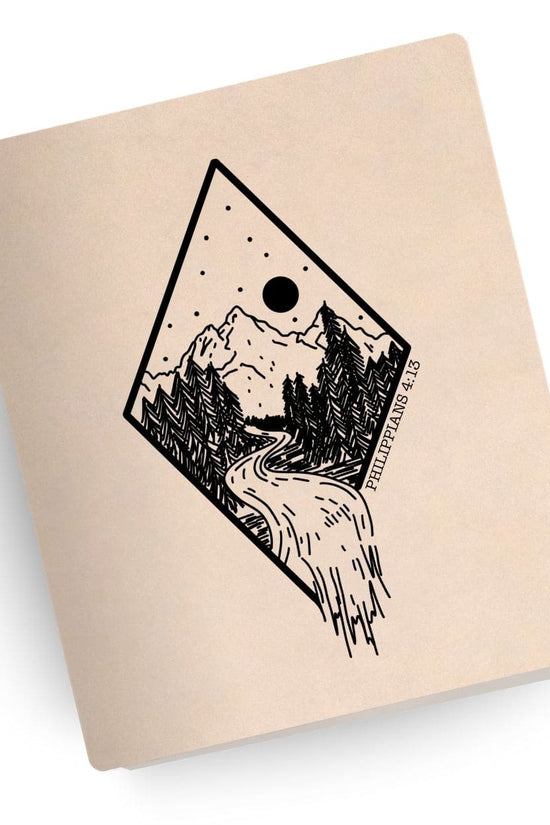 [SYO] Philippians 4:13 Mountain Engraved Bible