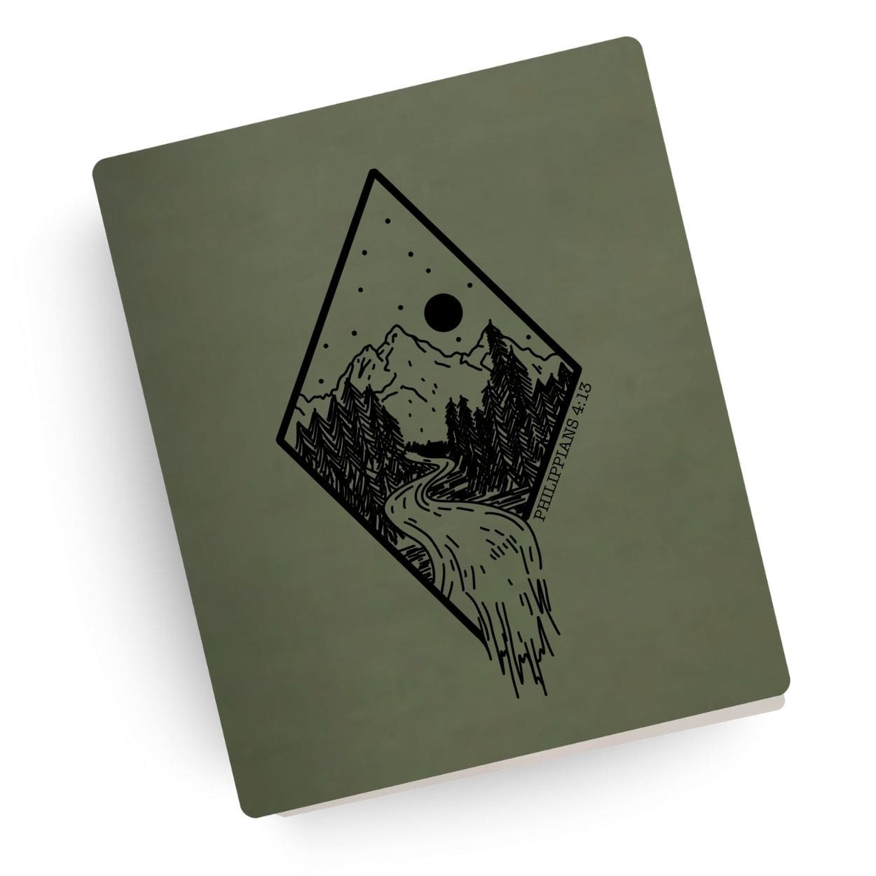 [SYO] Philippians 4:13 Mountain Engraved Bible