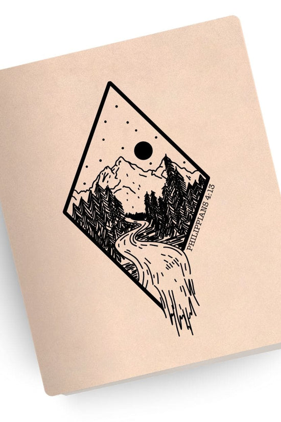 [SYO] Philippians 4:13 Mountain Engraved Bible