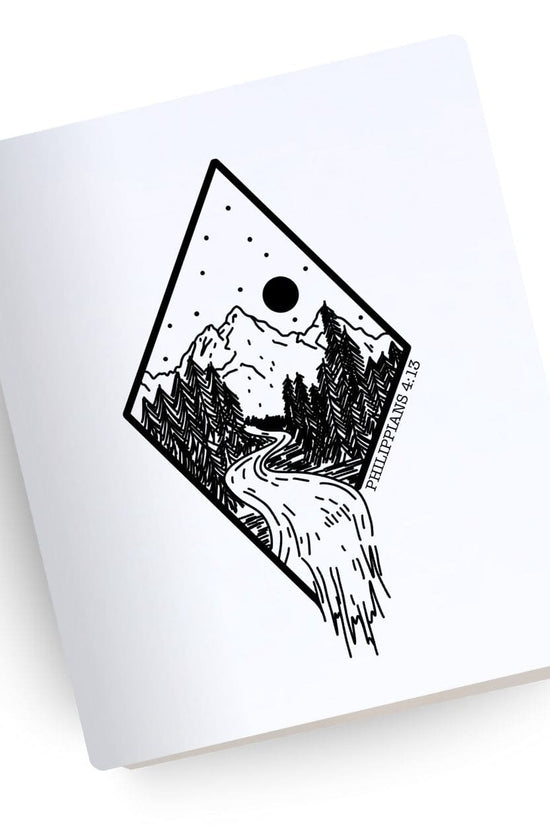 [SYO] Philippians 4:13 Mountain Engraved Bible