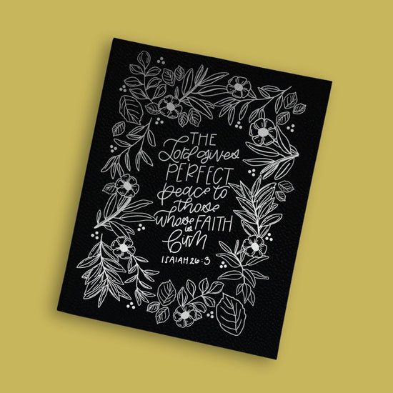 [SYO] Perfect Peace Engraved Bible