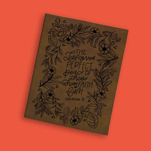[SYO] Perfect Peace Engraved Bible