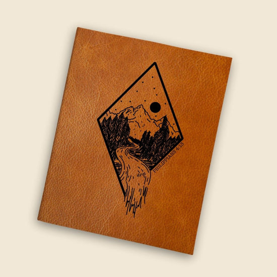 Philippians 4:13 Mountain Engraved Bible