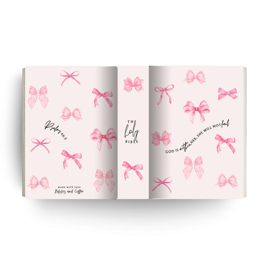 [Ready to Ship] Pretty In Pink Canvas Bible
