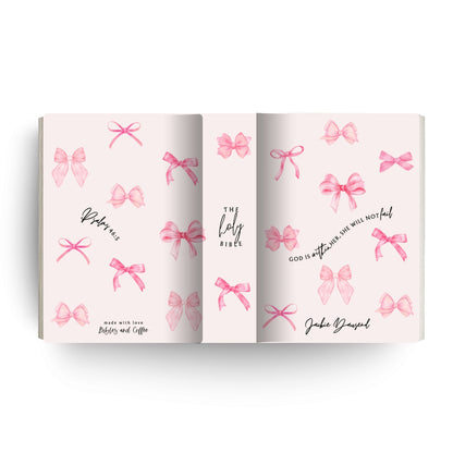 Pretty in Pink Canvas Bible