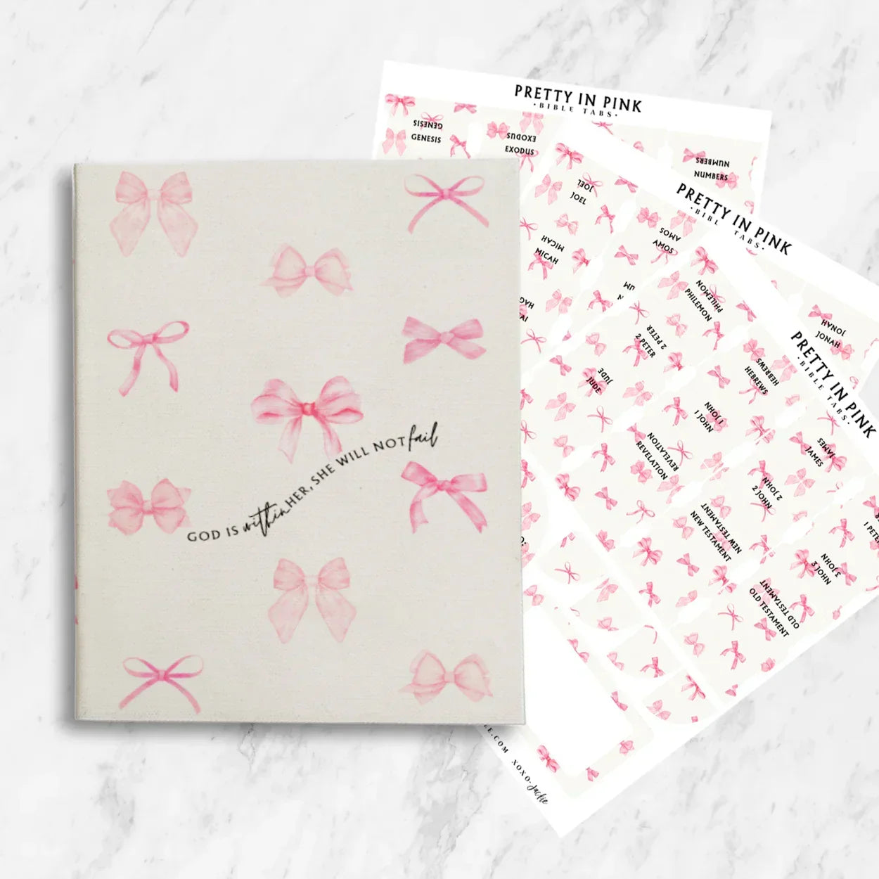 Pretty in Pink Canvas Bible