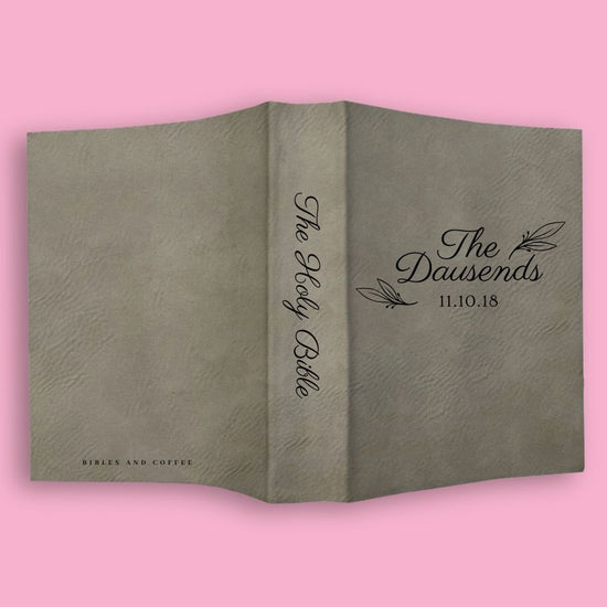 [SYO] Two Become One Engraved Wedding Bible