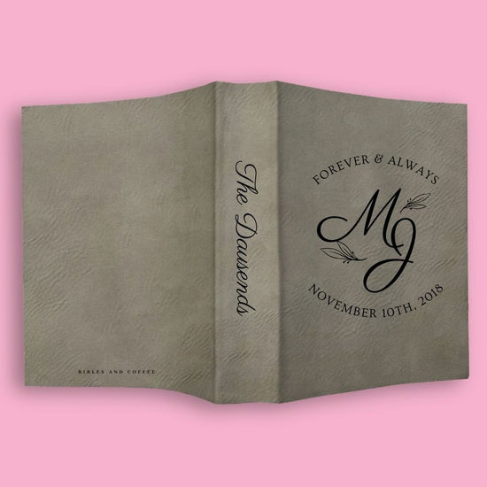 [SYO] Forever and Always Engraved Wedding Bible