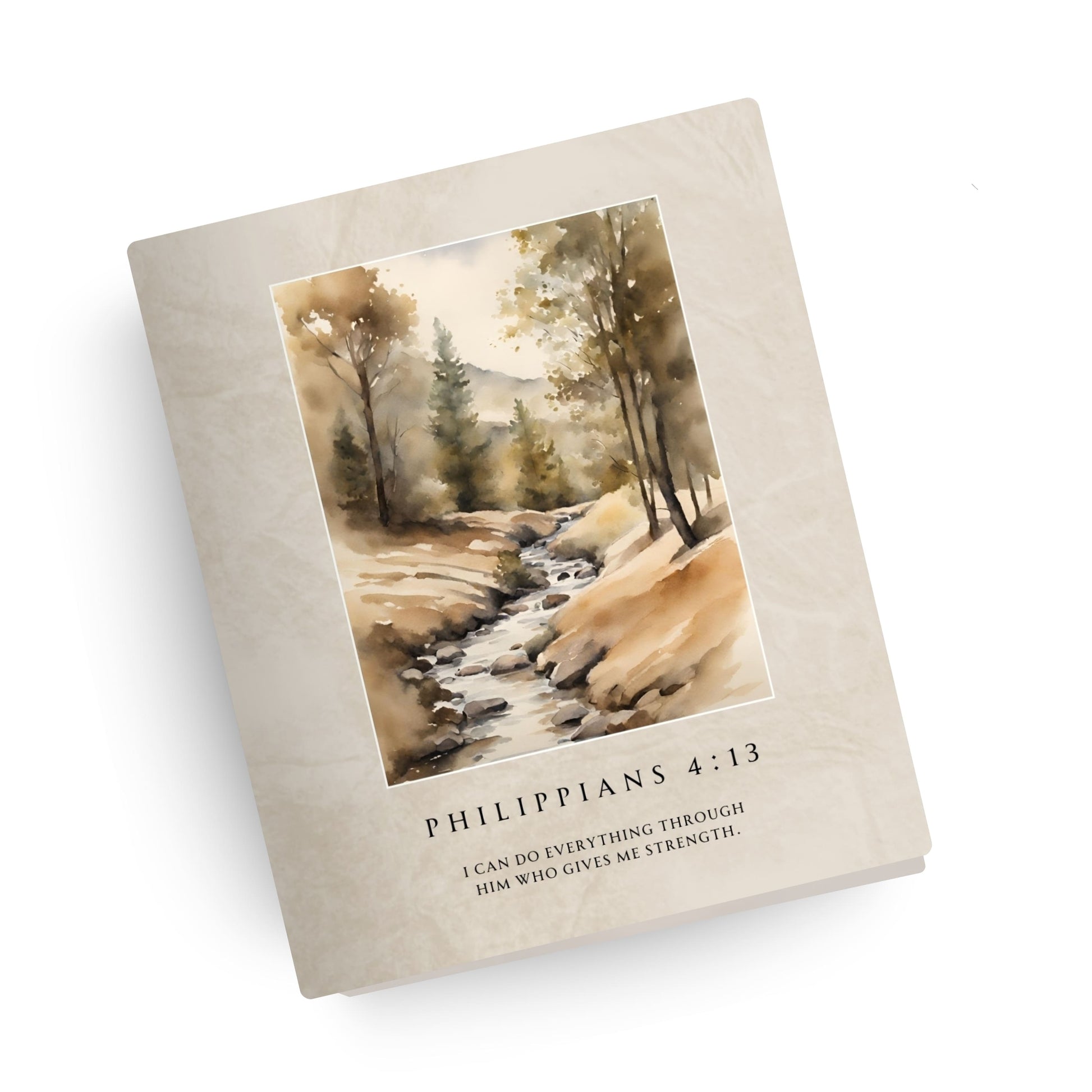 My Strength Comes From Above Canvas Bible