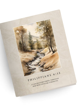My Strength Comes From Above Canvas Bible