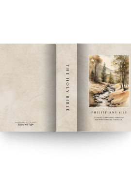 My Strength Comes From Above Canvas Bible
