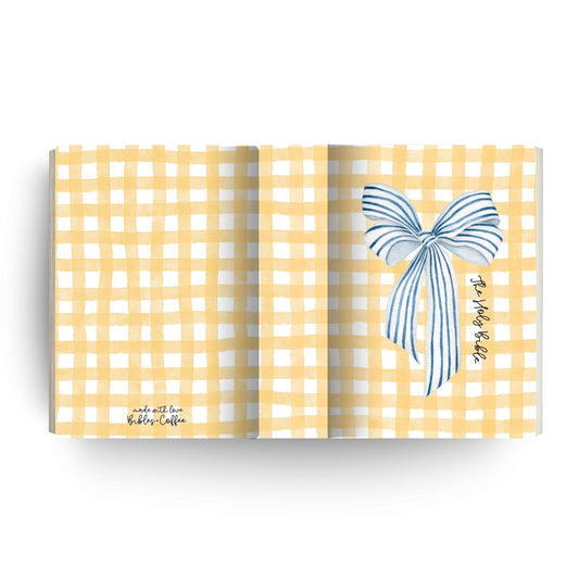 Sunshine & Bows Canvas Bible