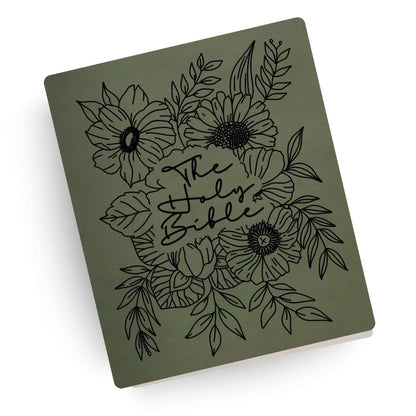 [SYO] Holy Bible "FLORAL" Engraved Bible
