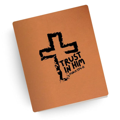 Trust in Him Engraved Bible
