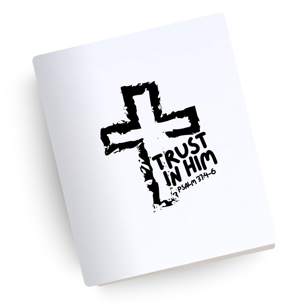 Trust in Him Engraved Bible