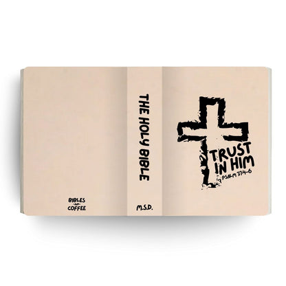 Trust in Him Engraved Bible