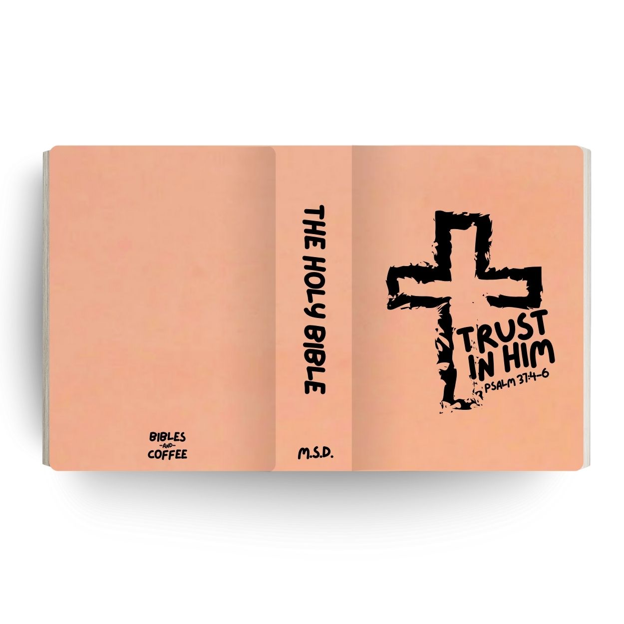 Trust in Him Engraved Bible