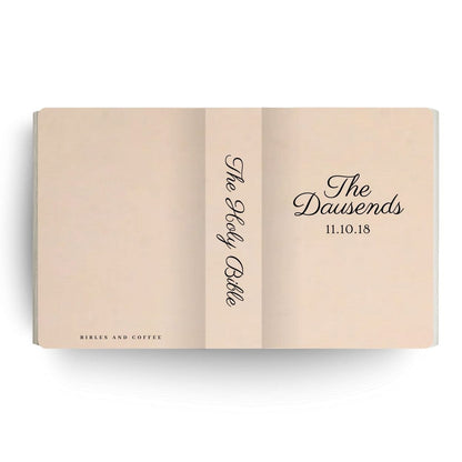 [SYO] Two Become One Engraved Wedding Bible