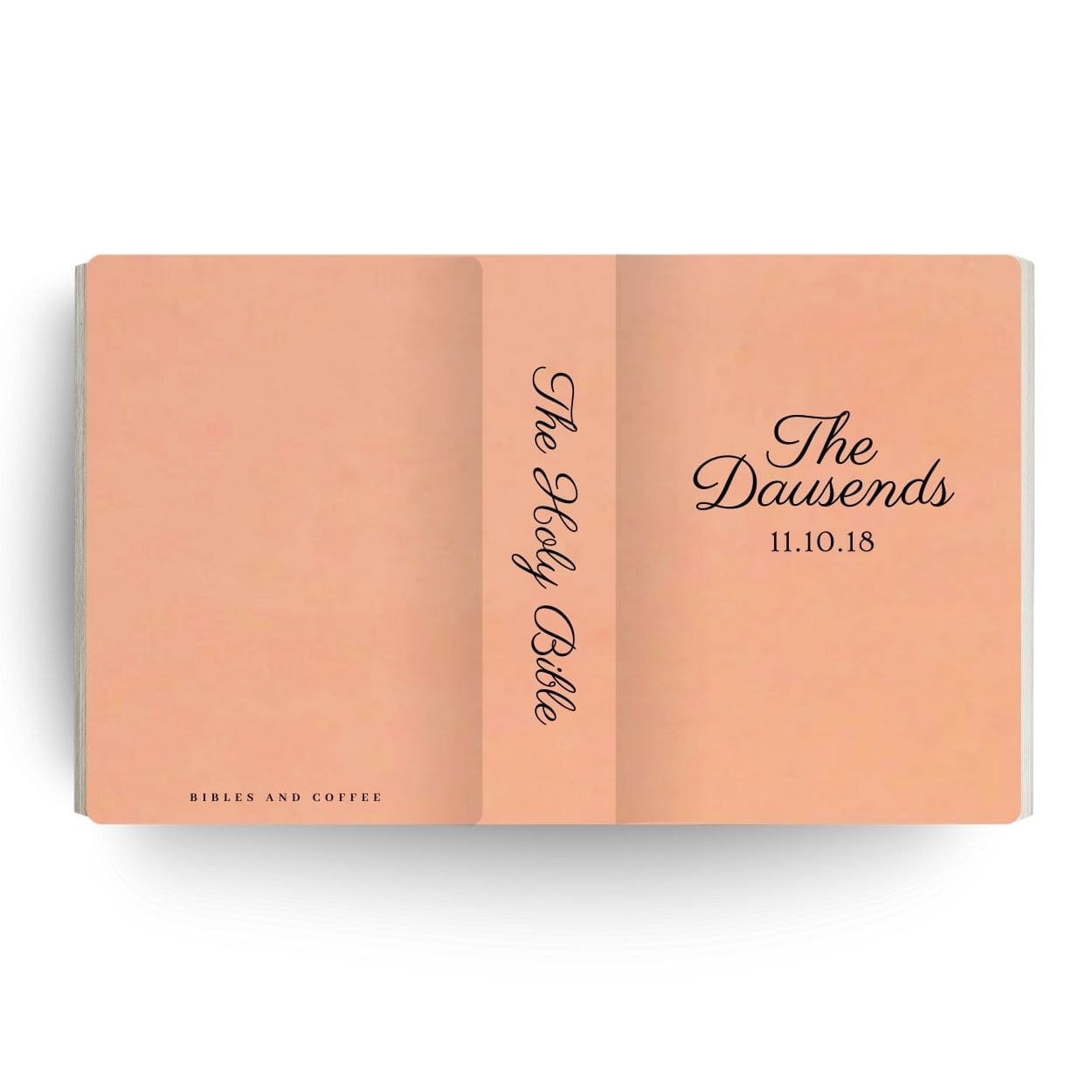 [SYO] Two Become One Engraved Wedding Bible