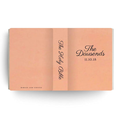 [SYO] Two Become One Engraved Wedding Bible