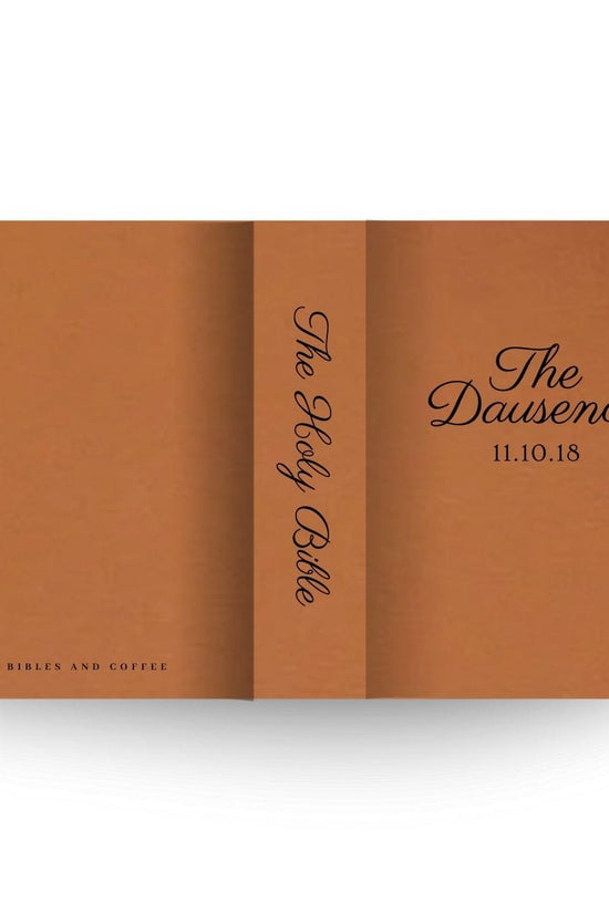 [SYO] Two Become One Engraved Wedding Bible