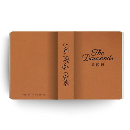 Two Become One Engraved Wedding Bible