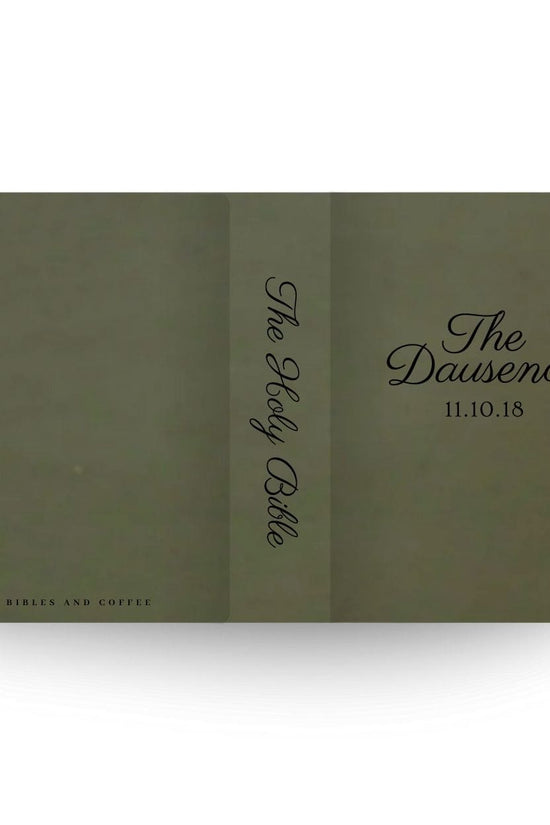 [SYO] Two Become One Engraved Wedding Bible