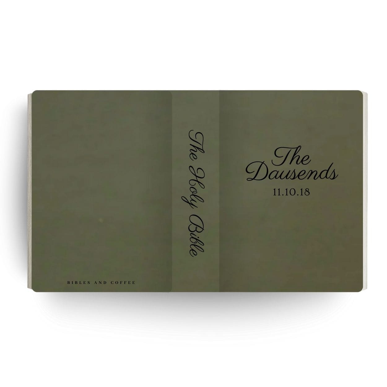 [SYO] Two Become One Engraved Wedding Bible